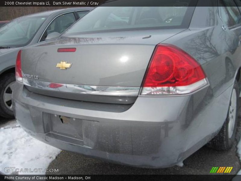 Dark Silver Metallic / Gray 2008 Chevrolet Impala LS