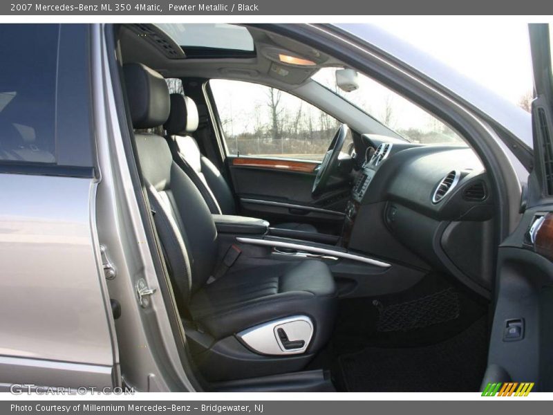 Pewter Metallic / Black 2007 Mercedes-Benz ML 350 4Matic