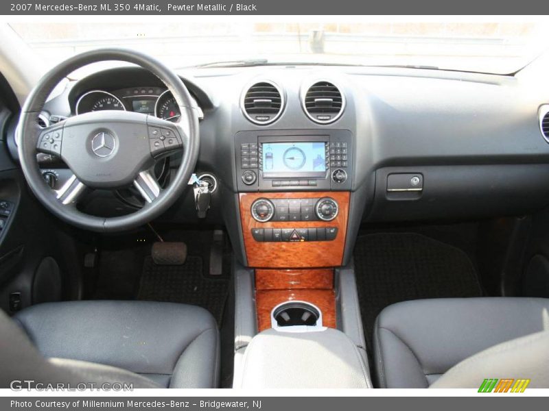 Pewter Metallic / Black 2007 Mercedes-Benz ML 350 4Matic