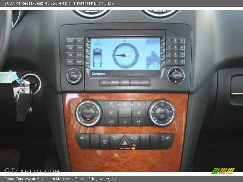 Pewter Metallic / Black 2007 Mercedes-Benz ML 350 4Matic