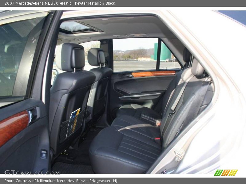 Pewter Metallic / Black 2007 Mercedes-Benz ML 350 4Matic