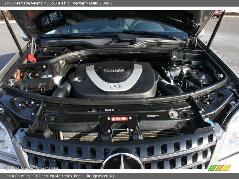 Pewter Metallic / Black 2007 Mercedes-Benz ML 350 4Matic