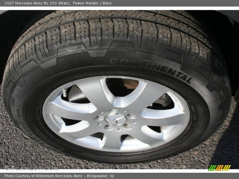 Pewter Metallic / Black 2007 Mercedes-Benz ML 350 4Matic