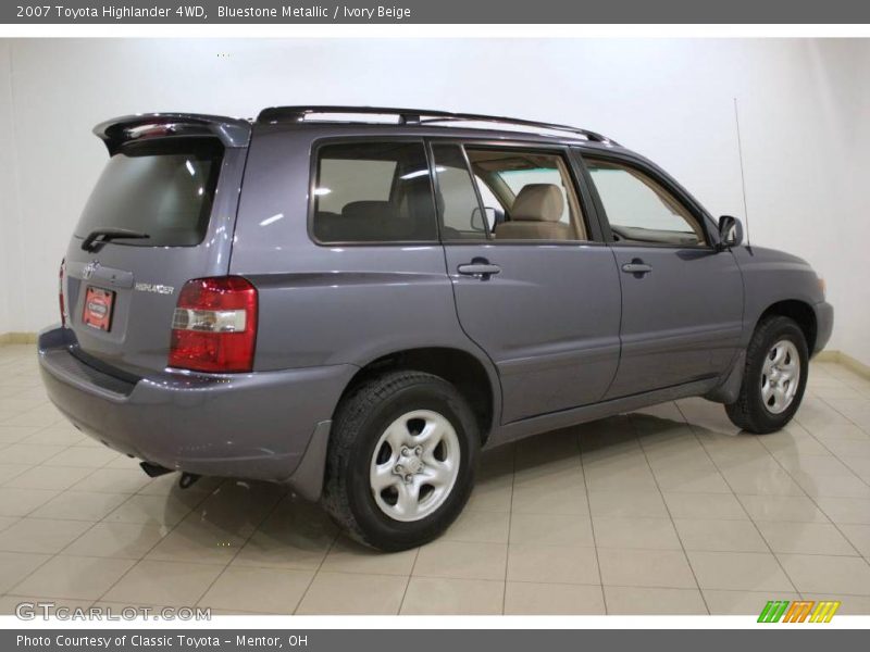 Bluestone Metallic / Ivory Beige 2007 Toyota Highlander 4WD
