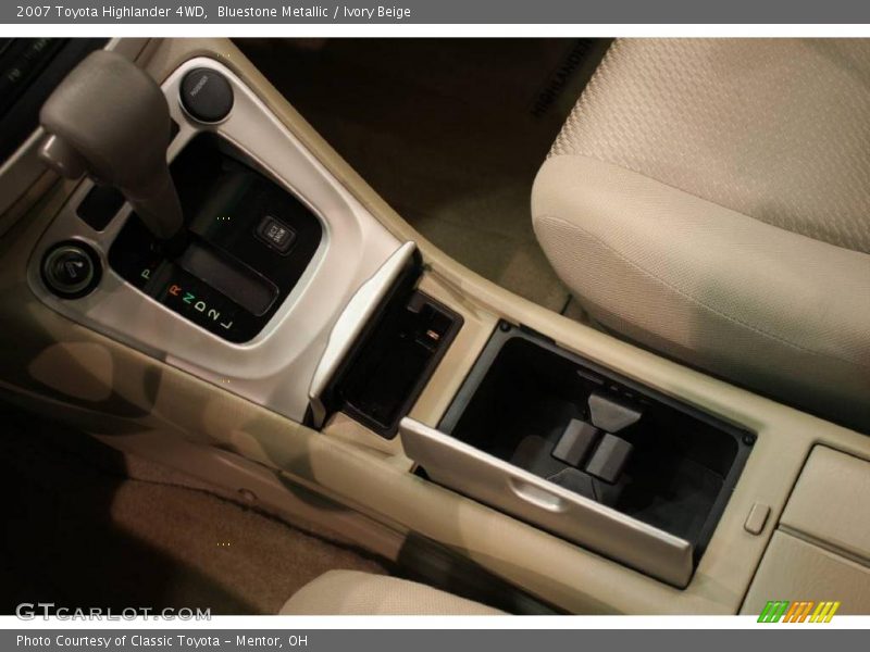 Bluestone Metallic / Ivory Beige 2007 Toyota Highlander 4WD
