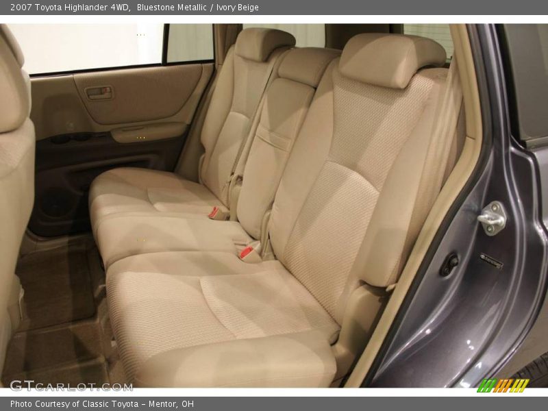 Bluestone Metallic / Ivory Beige 2007 Toyota Highlander 4WD