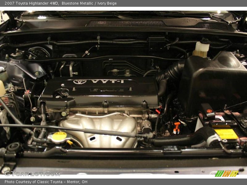 Bluestone Metallic / Ivory Beige 2007 Toyota Highlander 4WD