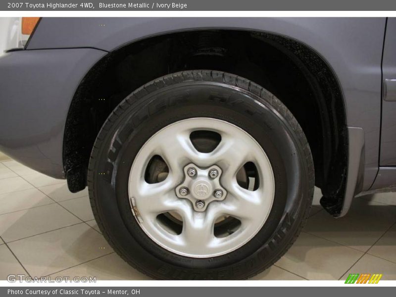 Bluestone Metallic / Ivory Beige 2007 Toyota Highlander 4WD