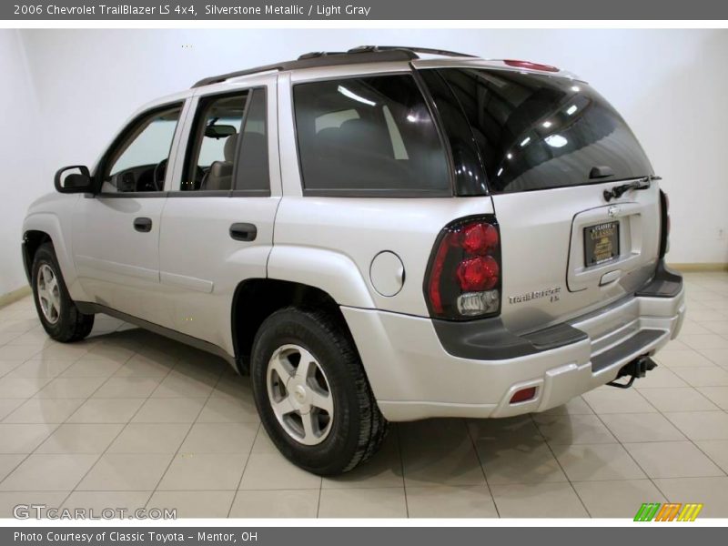 Silverstone Metallic / Light Gray 2006 Chevrolet TrailBlazer LS 4x4