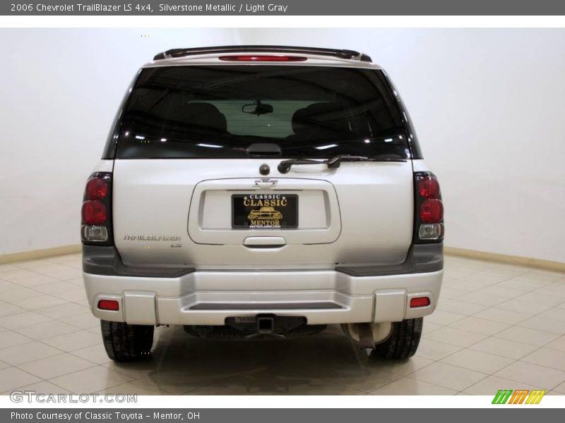 Silverstone Metallic / Light Gray 2006 Chevrolet TrailBlazer LS 4x4