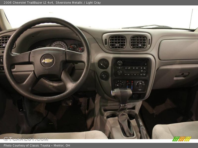 Silverstone Metallic / Light Gray 2006 Chevrolet TrailBlazer LS 4x4
