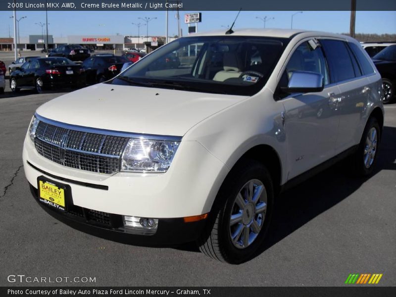 Creme Brulee Metallic / Light Camel 2008 Lincoln MKX AWD