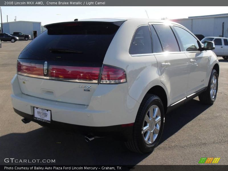 Creme Brulee Metallic / Light Camel 2008 Lincoln MKX AWD
