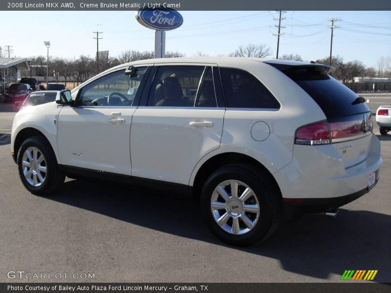 Creme Brulee Metallic / Light Camel 2008 Lincoln MKX AWD