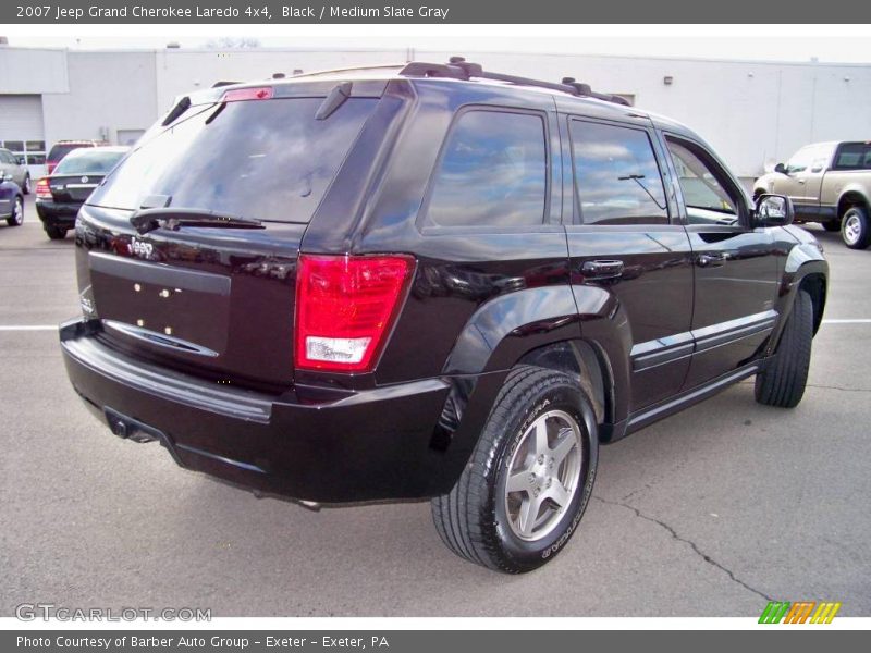Black / Medium Slate Gray 2007 Jeep Grand Cherokee Laredo 4x4