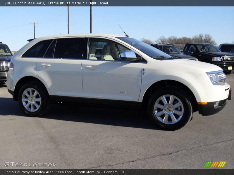 Creme Brulee Metallic / Light Camel 2008 Lincoln MKX AWD