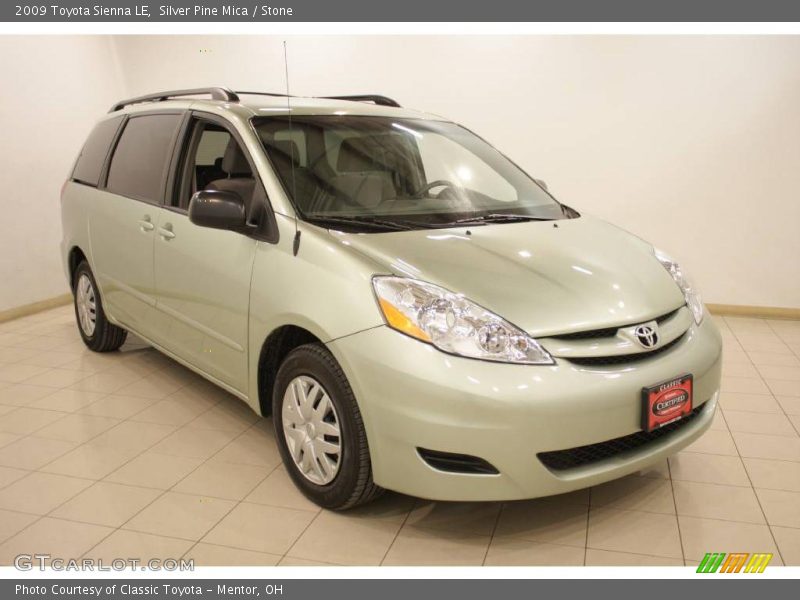 Silver Pine Mica / Stone 2009 Toyota Sienna LE