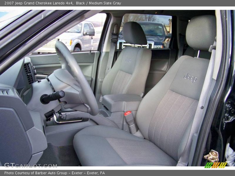 Black / Medium Slate Gray 2007 Jeep Grand Cherokee Laredo 4x4