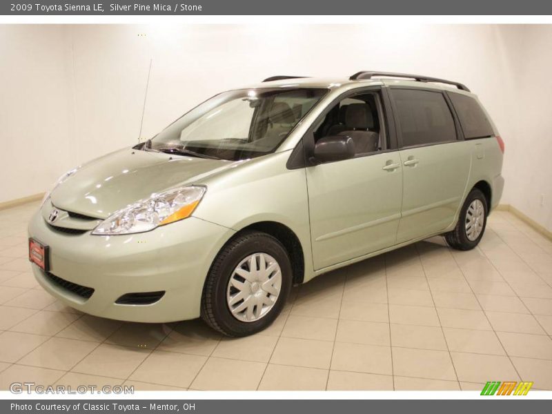 Silver Pine Mica / Stone 2009 Toyota Sienna LE