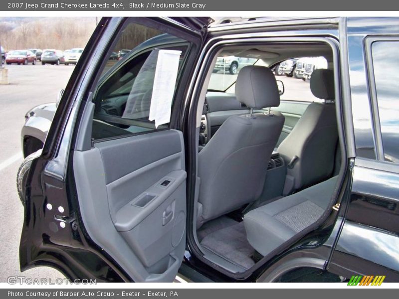 Black / Medium Slate Gray 2007 Jeep Grand Cherokee Laredo 4x4