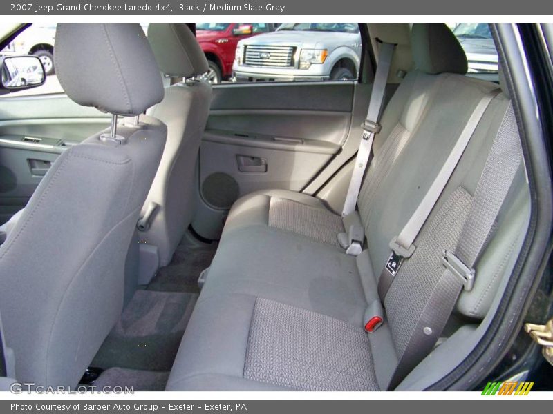 Black / Medium Slate Gray 2007 Jeep Grand Cherokee Laredo 4x4