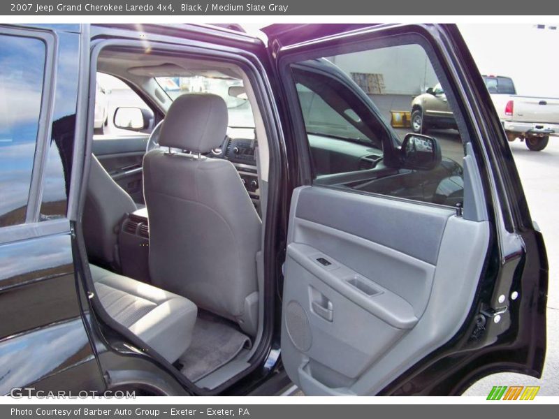 Black / Medium Slate Gray 2007 Jeep Grand Cherokee Laredo 4x4