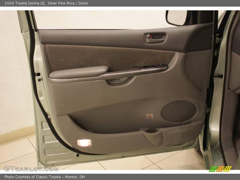 Silver Pine Mica / Stone 2009 Toyota Sienna LE