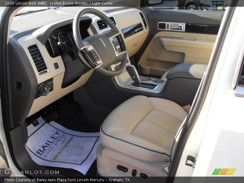 Creme Brulee Metallic / Light Camel 2008 Lincoln MKX AWD