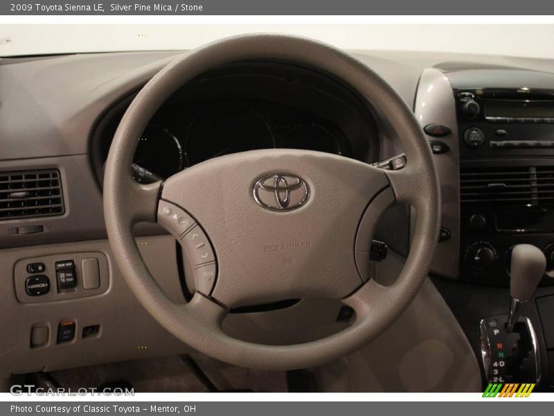 Silver Pine Mica / Stone 2009 Toyota Sienna LE