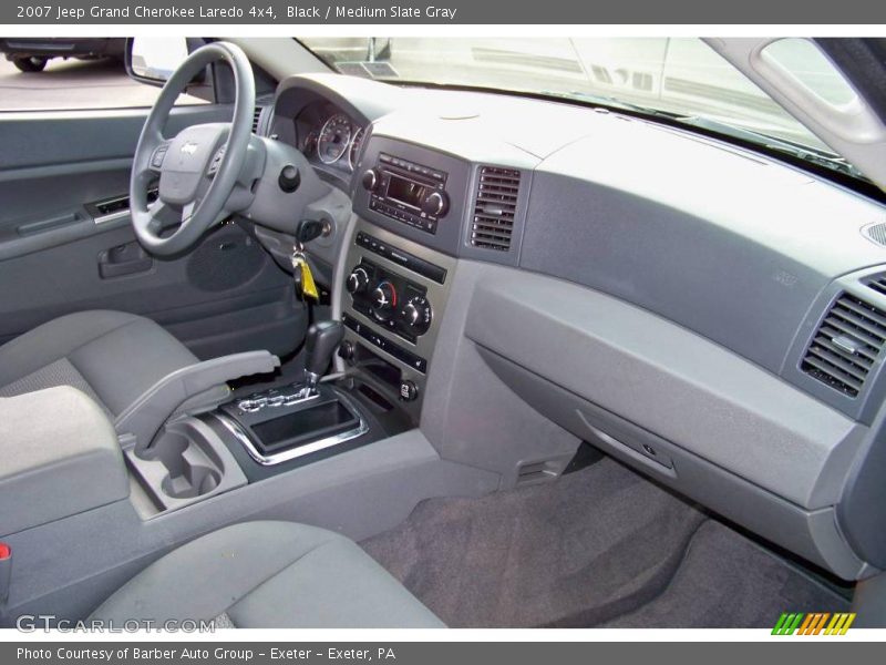 Black / Medium Slate Gray 2007 Jeep Grand Cherokee Laredo 4x4