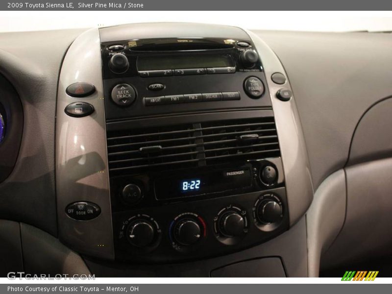 Silver Pine Mica / Stone 2009 Toyota Sienna LE