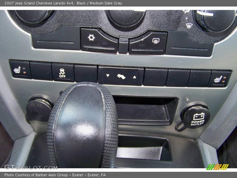 Black / Medium Slate Gray 2007 Jeep Grand Cherokee Laredo 4x4