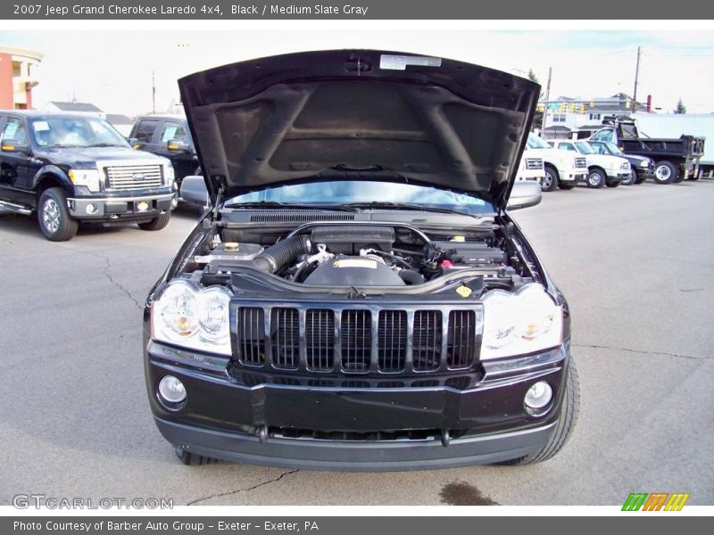 Black / Medium Slate Gray 2007 Jeep Grand Cherokee Laredo 4x4