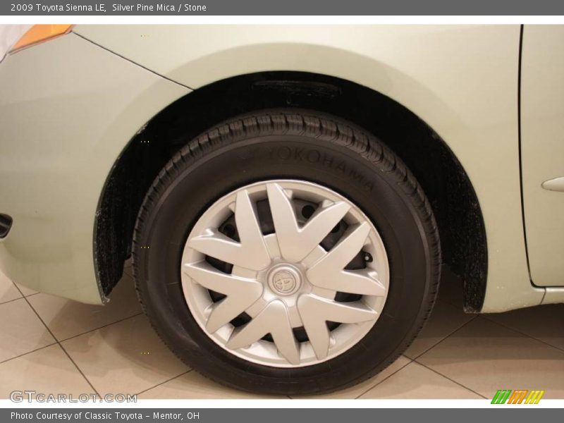 Silver Pine Mica / Stone 2009 Toyota Sienna LE
