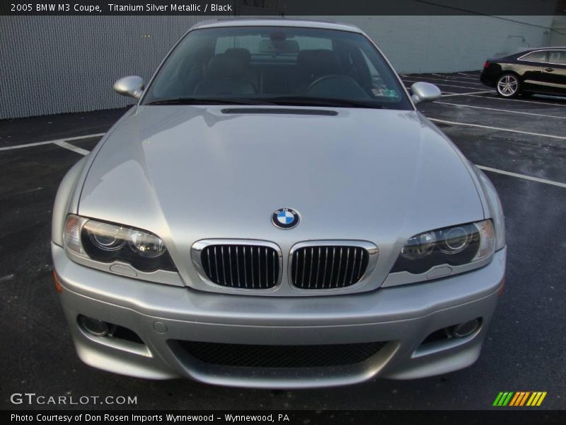 Titanium Silver Metallic / Black 2005 BMW M3 Coupe