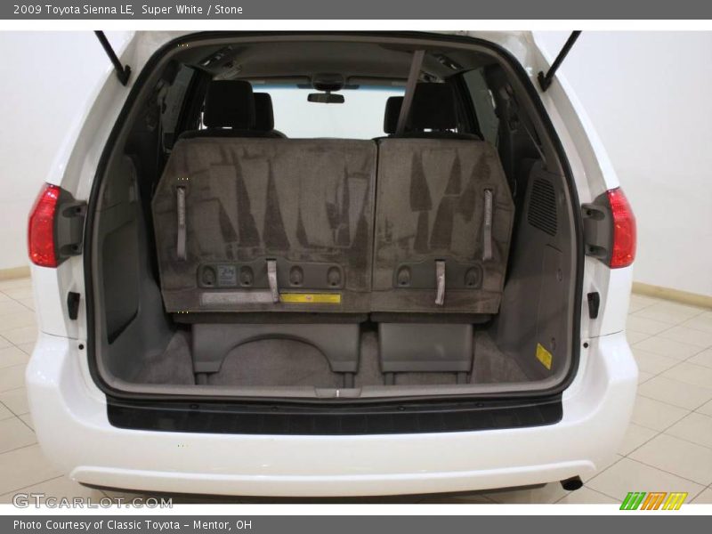 Super White / Stone 2009 Toyota Sienna LE