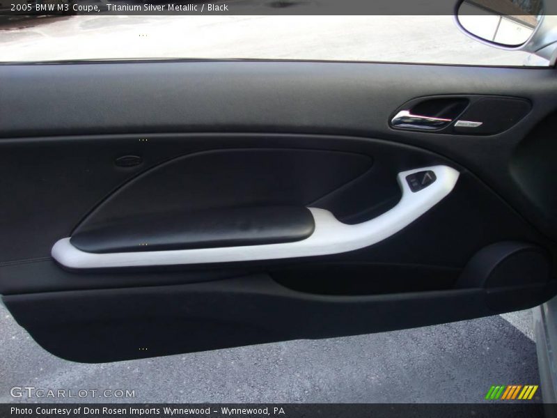 Titanium Silver Metallic / Black 2005 BMW M3 Coupe