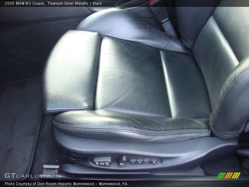 Titanium Silver Metallic / Black 2005 BMW M3 Coupe