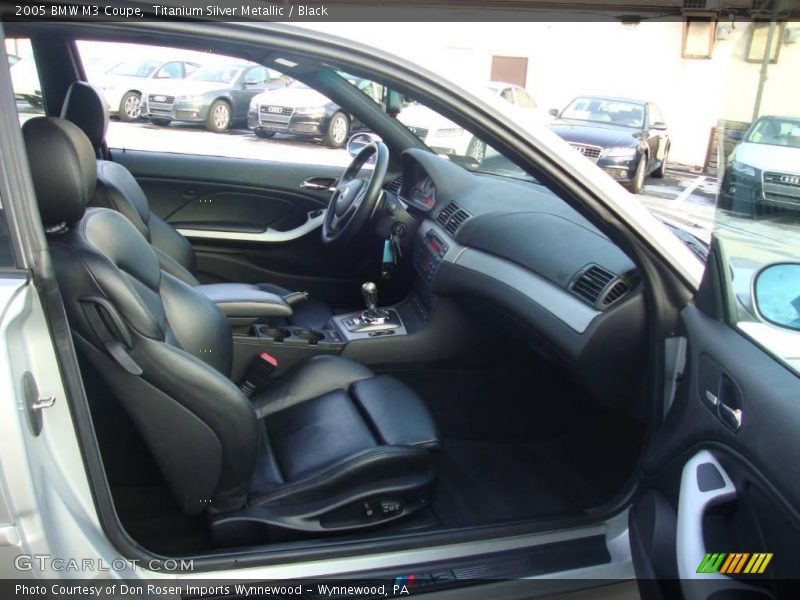 Titanium Silver Metallic / Black 2005 BMW M3 Coupe