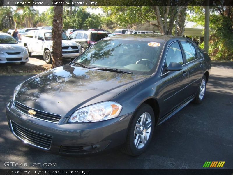Cyber Gray Metallic / Gray 2010 Chevrolet Impala LT