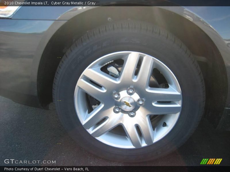 Cyber Gray Metallic / Gray 2010 Chevrolet Impala LT