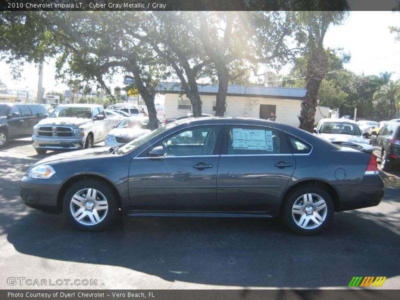 Cyber Gray Metallic / Gray 2010 Chevrolet Impala LT