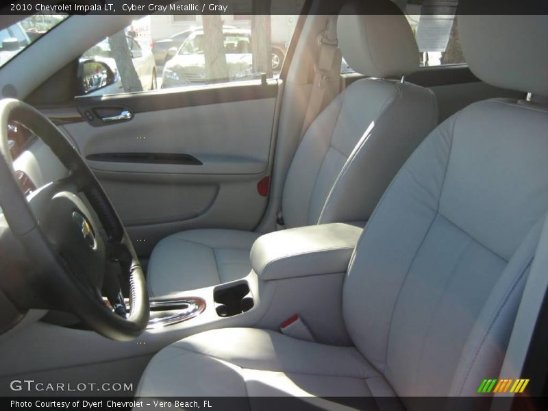 Cyber Gray Metallic / Gray 2010 Chevrolet Impala LT