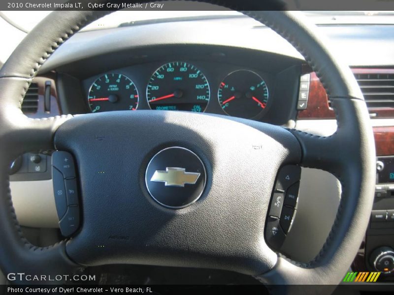 Cyber Gray Metallic / Gray 2010 Chevrolet Impala LT
