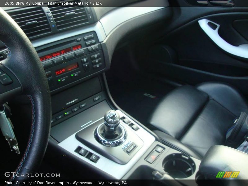 Titanium Silver Metallic / Black 2005 BMW M3 Coupe