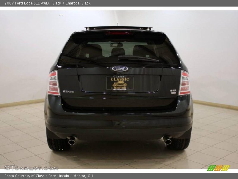 Black / Charcoal Black 2007 Ford Edge SEL AWD