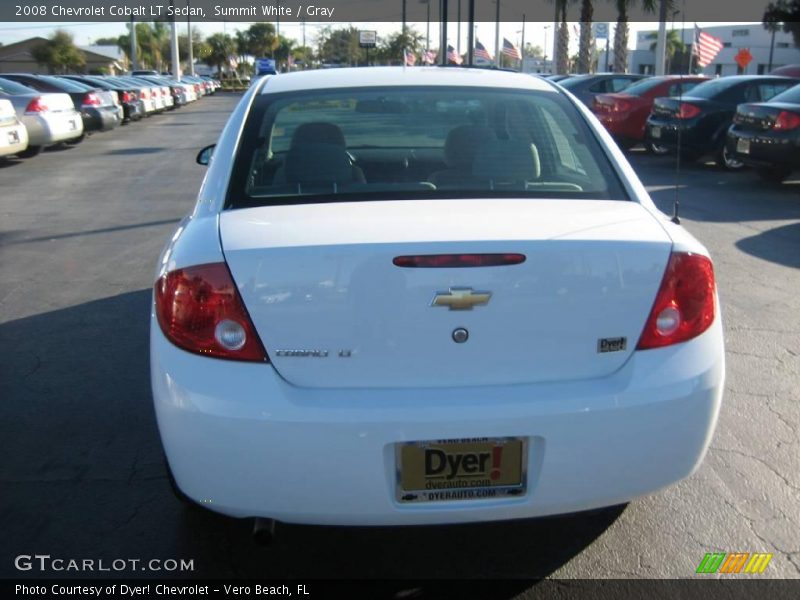 Summit White / Gray 2008 Chevrolet Cobalt LT Sedan