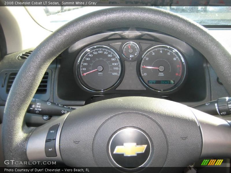 Summit White / Gray 2008 Chevrolet Cobalt LT Sedan