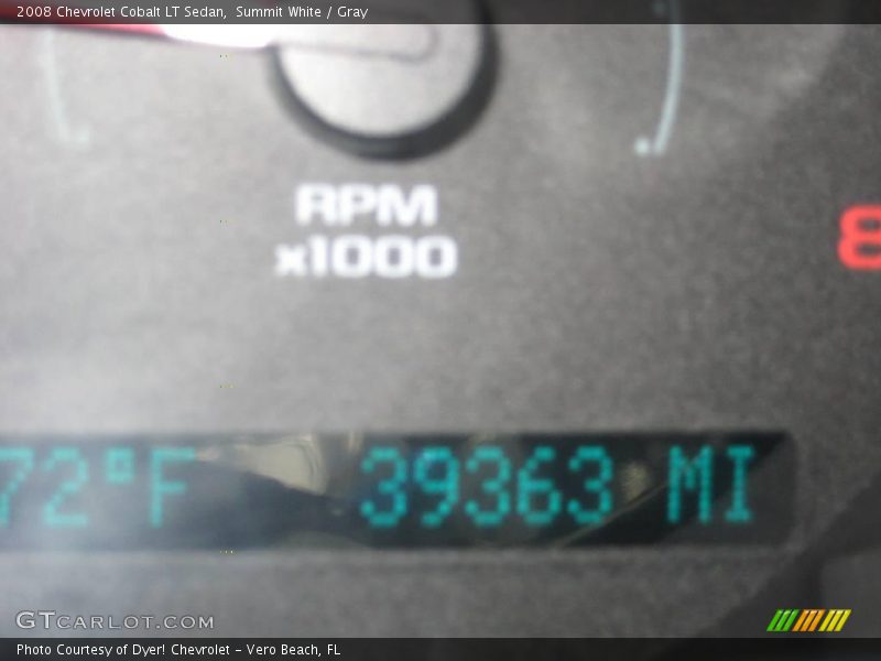 Summit White / Gray 2008 Chevrolet Cobalt LT Sedan