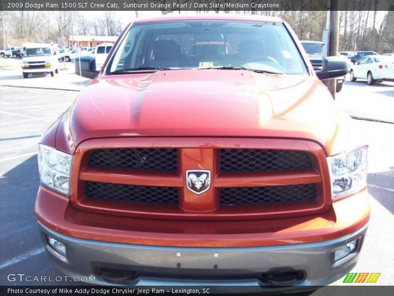 Sunburst Orange Pearl / Dark Slate/Medium Graystone 2009 Dodge Ram 1500 SLT Crew Cab